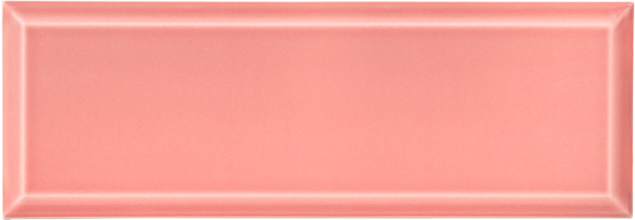 Carrelage Mural Biseauté M10x30 | Rose 580 Brillant