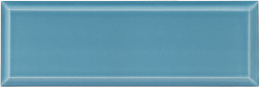 Carrelage Mural Biseauté M10x30 | Bleu 730 Brillant