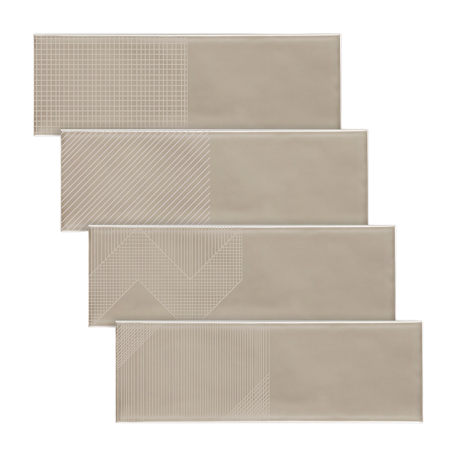 Carrelage Mural Deep Emotion M10x30 | Beige 550 Dessin MIX