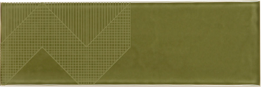 Azulejo Deep Emotion M10x30 | Verde 870 Desenho 03