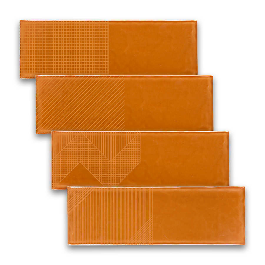 Deep Emotion Wall Tile M10x30 | Caramel 930 Design MIX