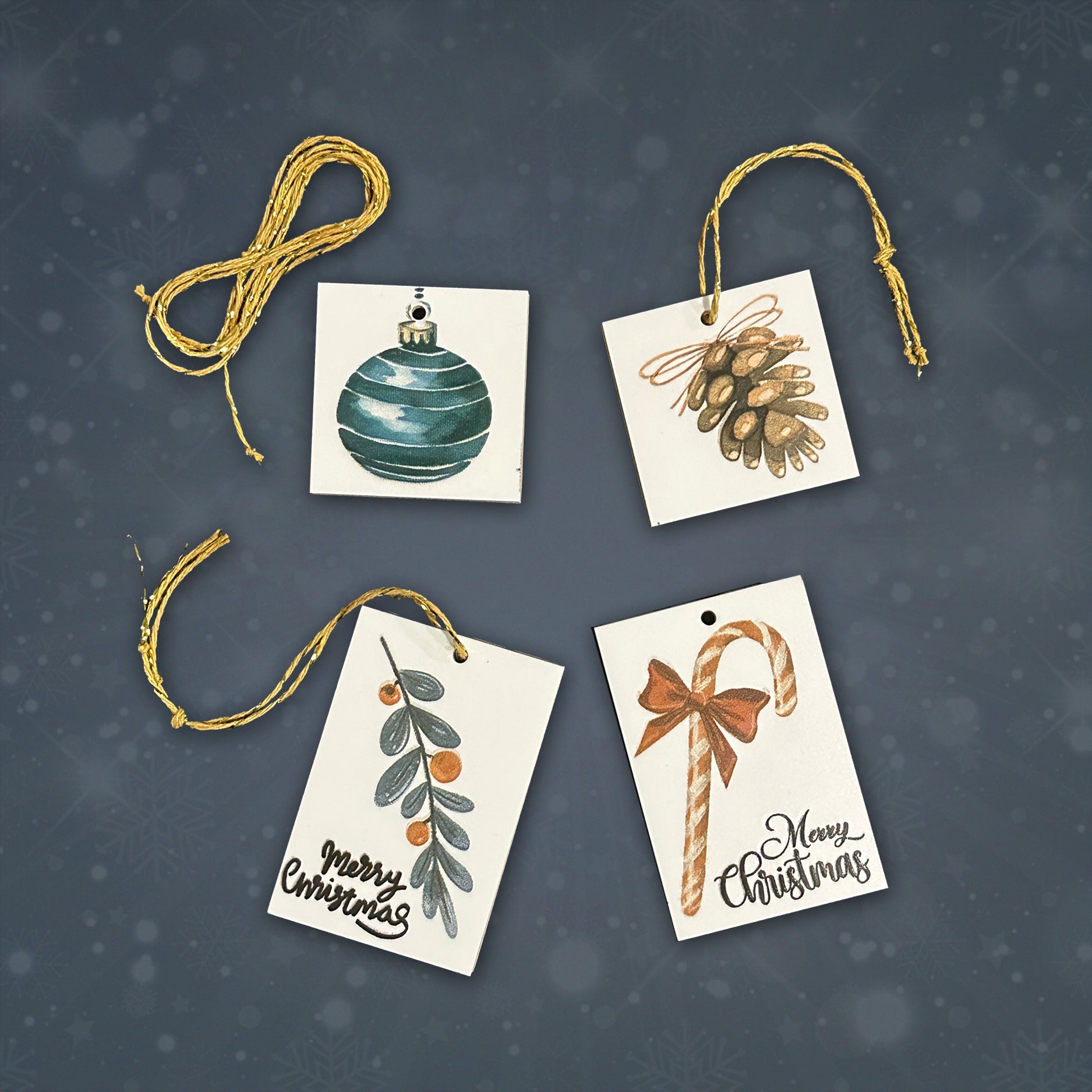 Conjunto de Enfeites de Natal