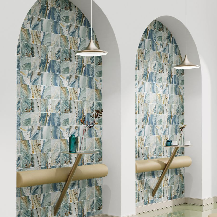 Azulejo Artist 15x15 | Desenho MIX Brilho sobre Mate