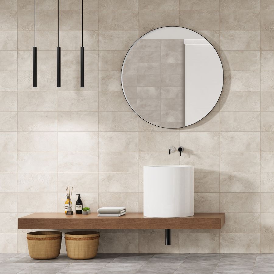 Buxiel Wall Tile 20x40 | Sand MIX Matt