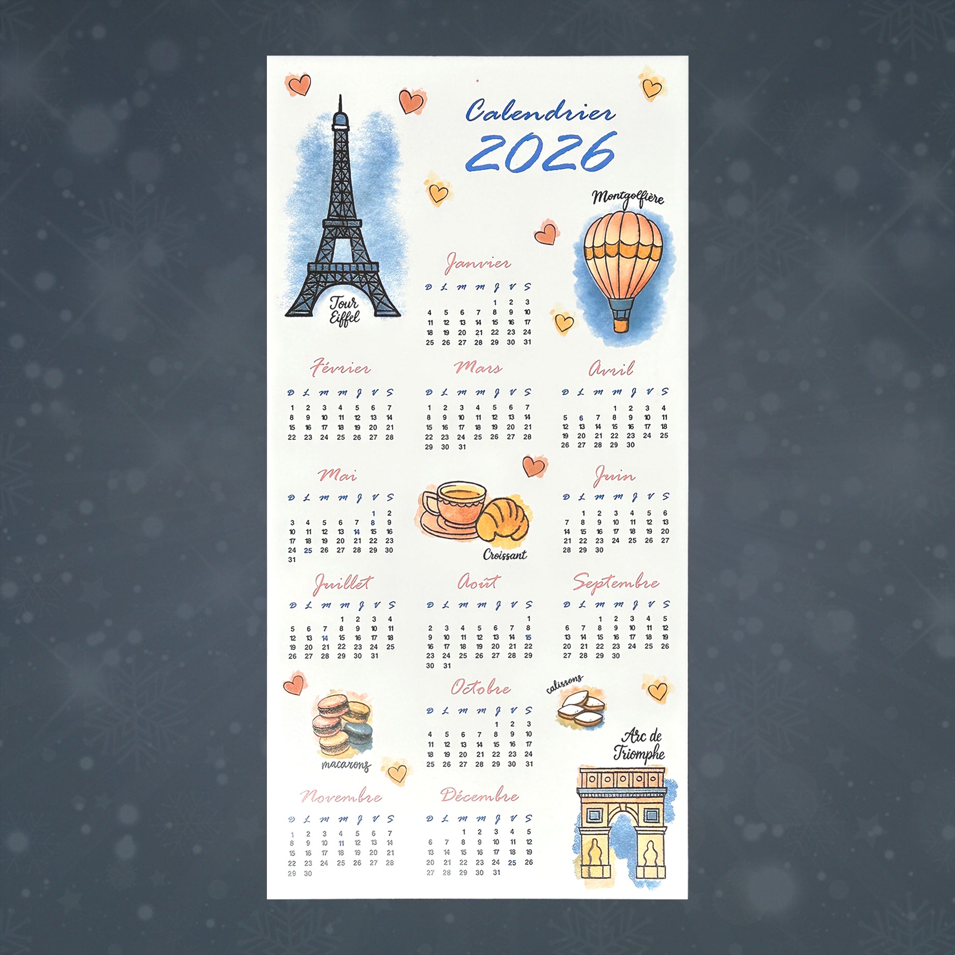 Calendar 2026 (FR)