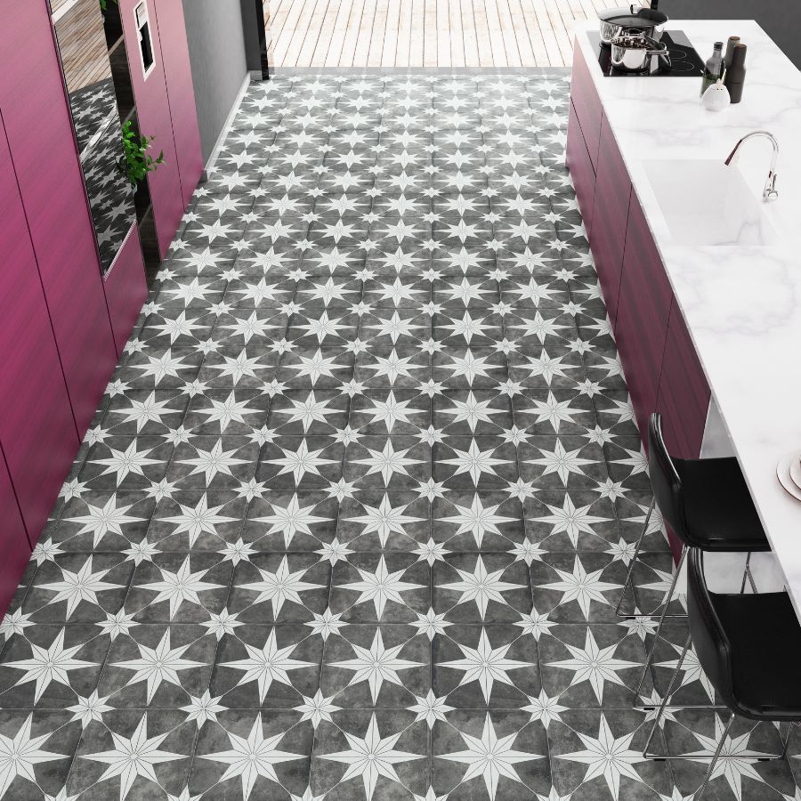 Estrela Floor Tile 33,5x33,5 | Design 02 Matt