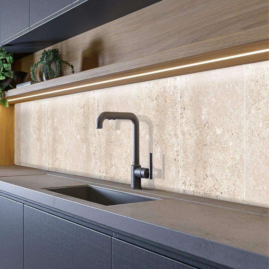 Azulejo Concrete 25x40 | Areia MIX Brilhante