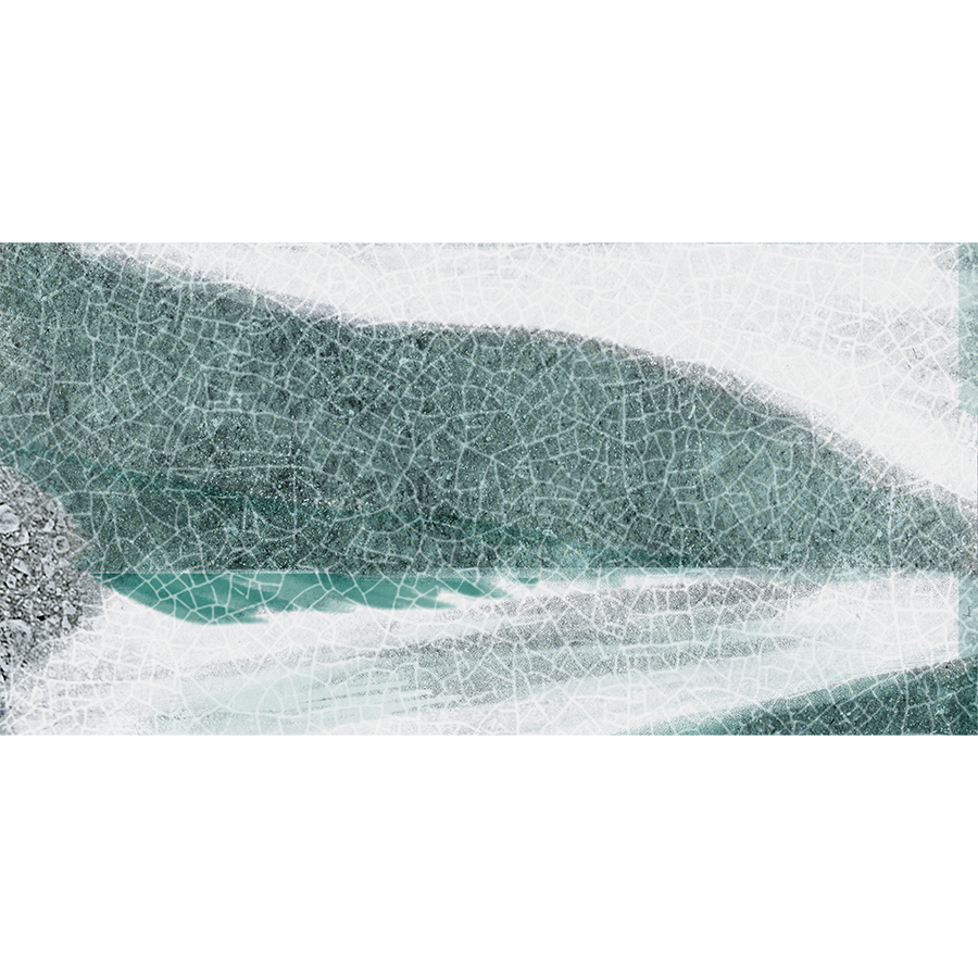 Paysage Wall Tile M15x30 | Design MIX Glossy over Matt