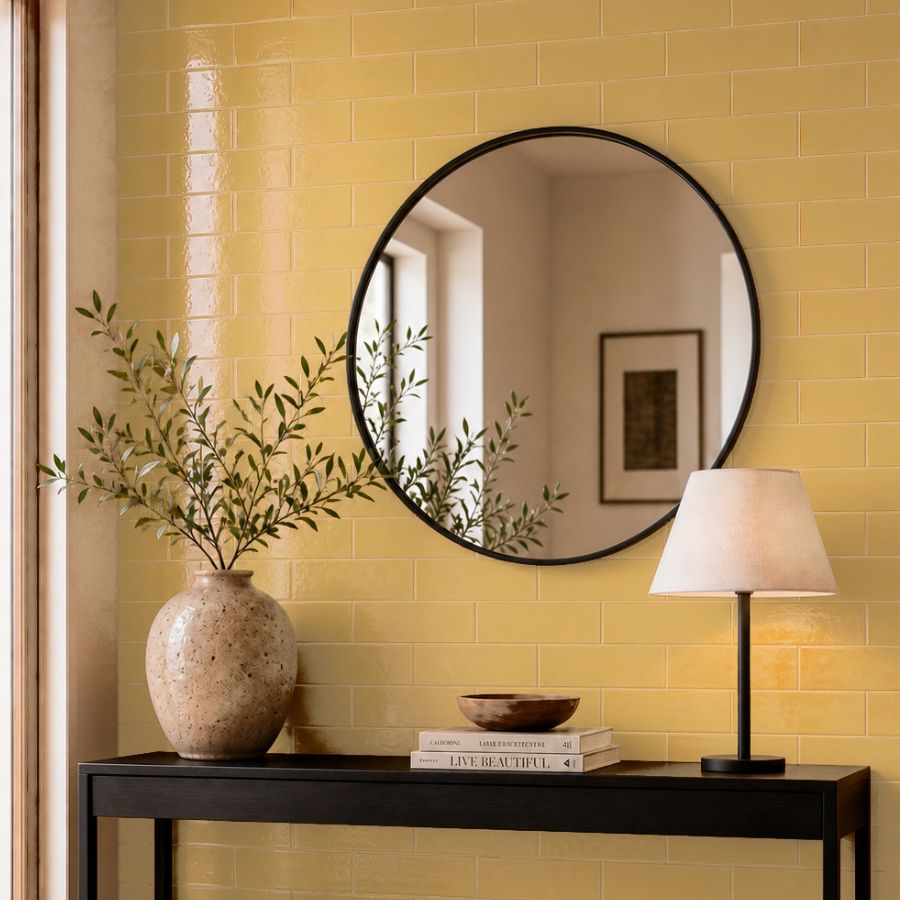Emotion Wall Tile M10x30 | Mustard 920 Glossy