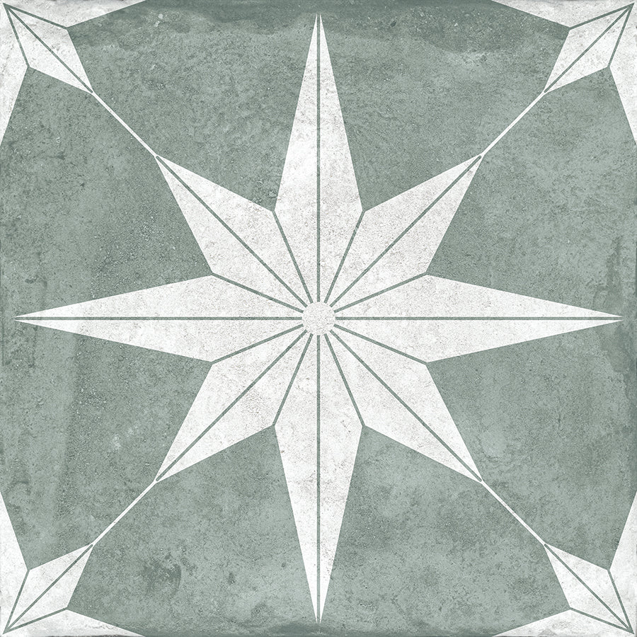 Estrela Floor Tile 33,5x33,5 | Design 06 Matt