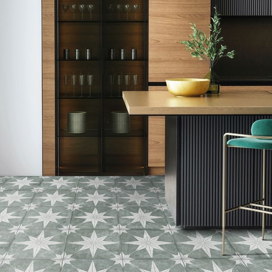 Estrela Floor Tile 33,5x33,5 | Design 06 Matt