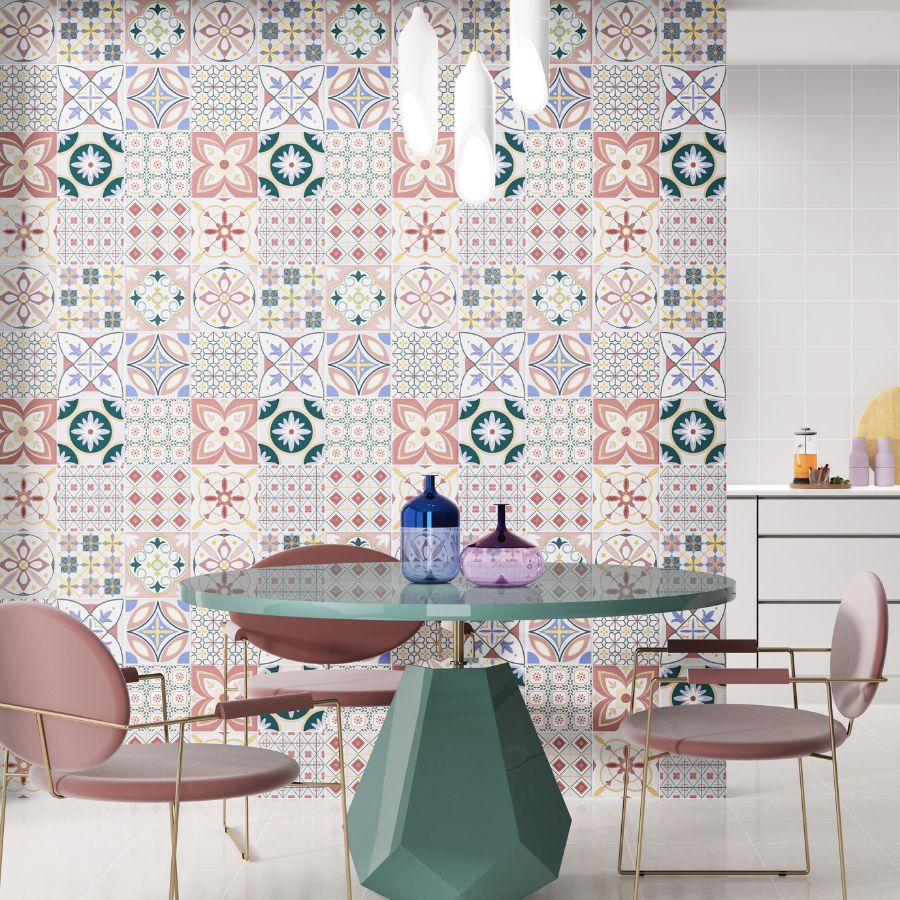 Fantasy Wall Tile 20x20 | Design MIX Glossy over Matt