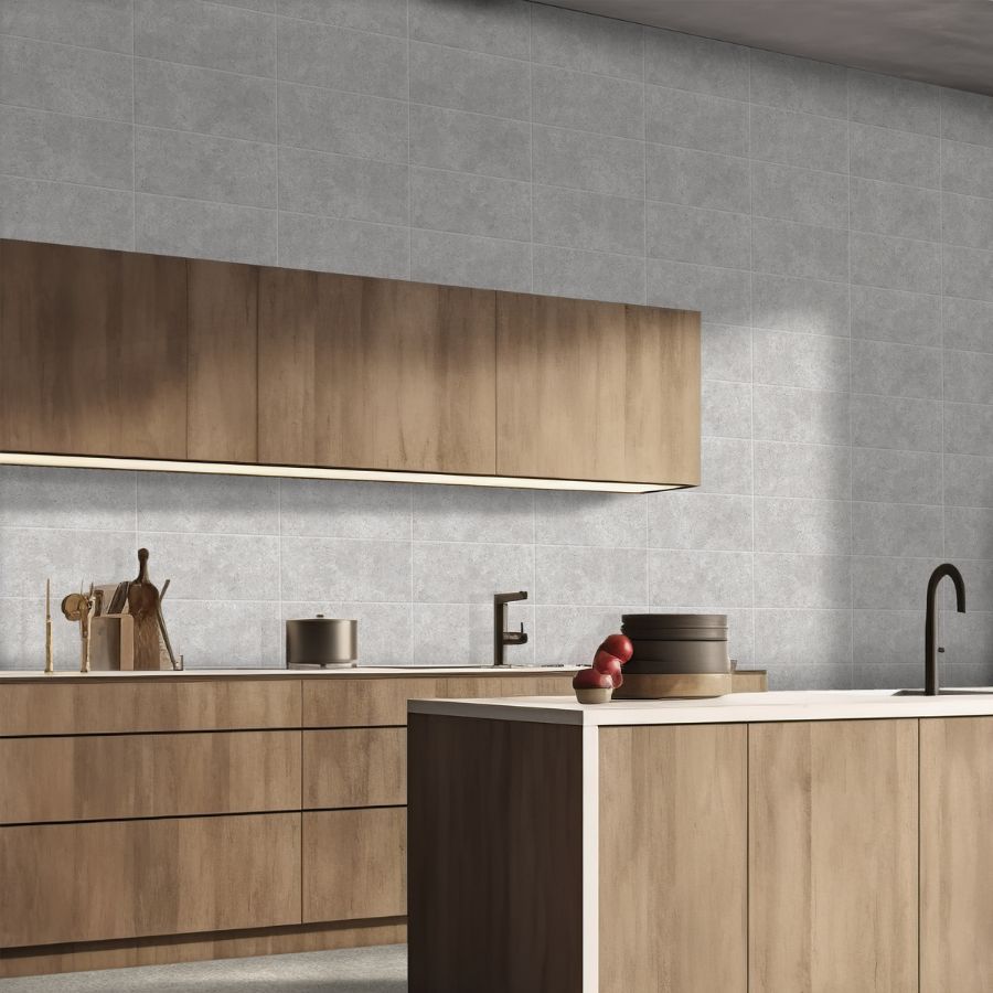 Azulejo Flay 20x40 | Cinza MIX Mate