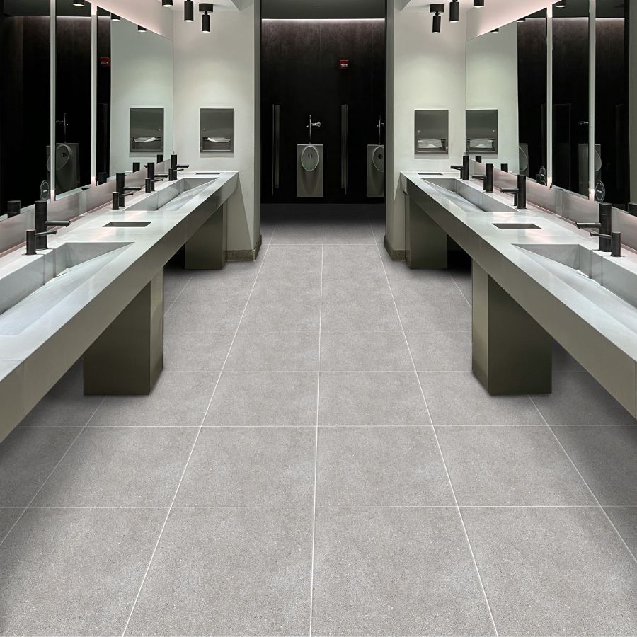 Gaia Floor Tile 45x45 | Grey Matt