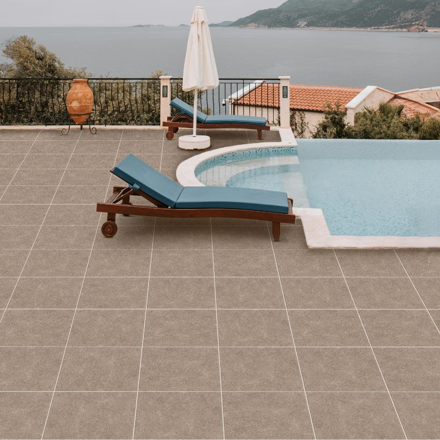 Jazz Hard Floor Tile 45x45 | Tobacco Matt