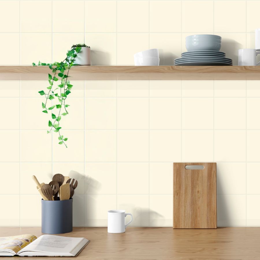 Azulejo Liso 15x15 | Bege 050 Brilhante