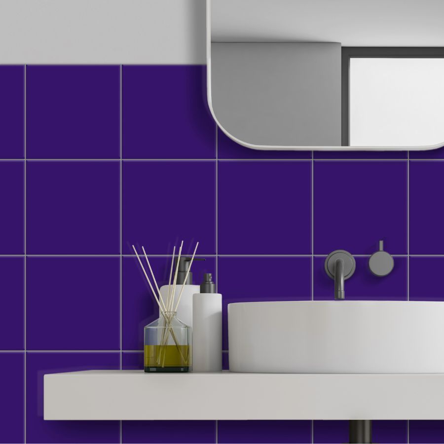 Plain Wall Tile 20x20 | Cobalt Blue 341 Matt