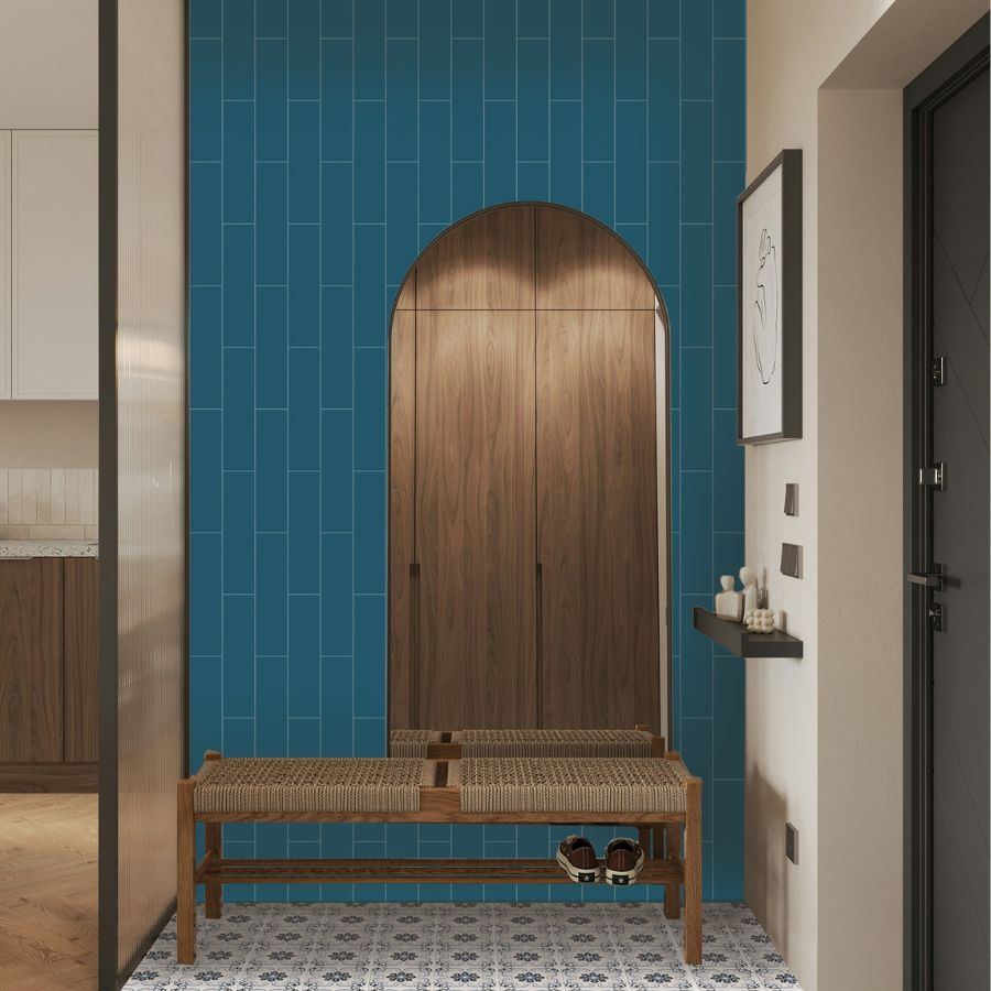 Azulejo Liso M7,5x30 | Azul Real 3351 Mate