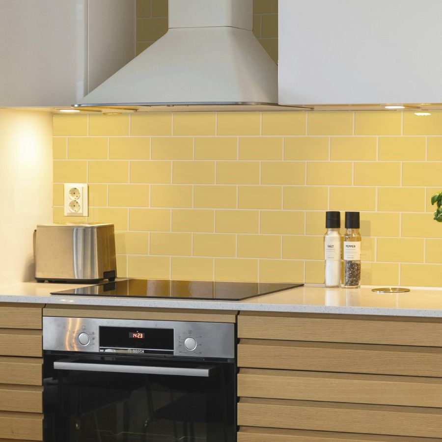 Azulejo Liso 7,5x15 | Mostarda 920 Brilhante