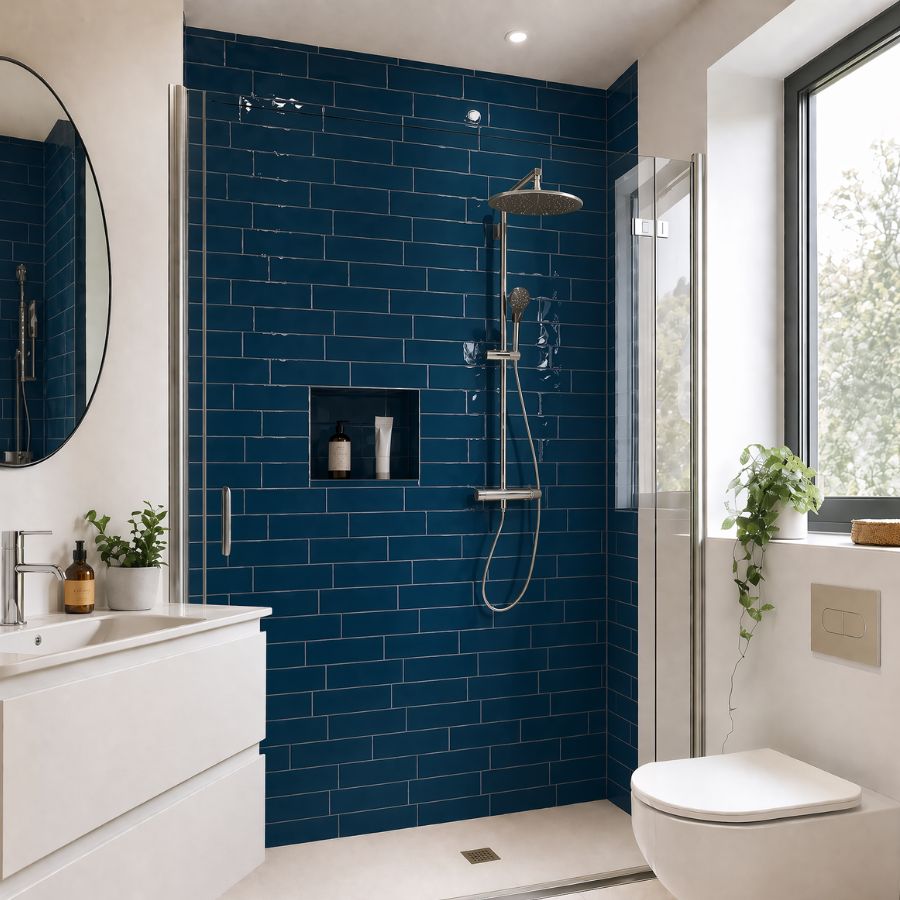 Azulejo Liso M10x30 | Azul 1330 Brilhante