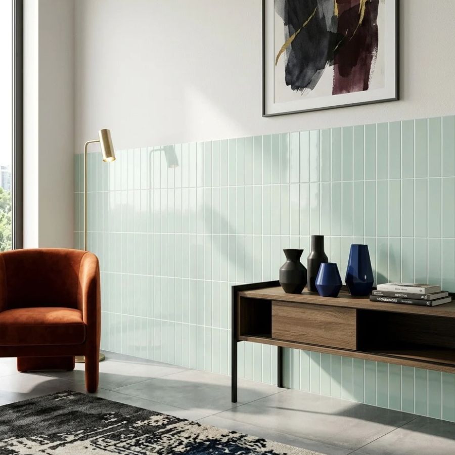 Azulejo Liso M7,5x30 | Verde Pacífico 3420 Brilhante
