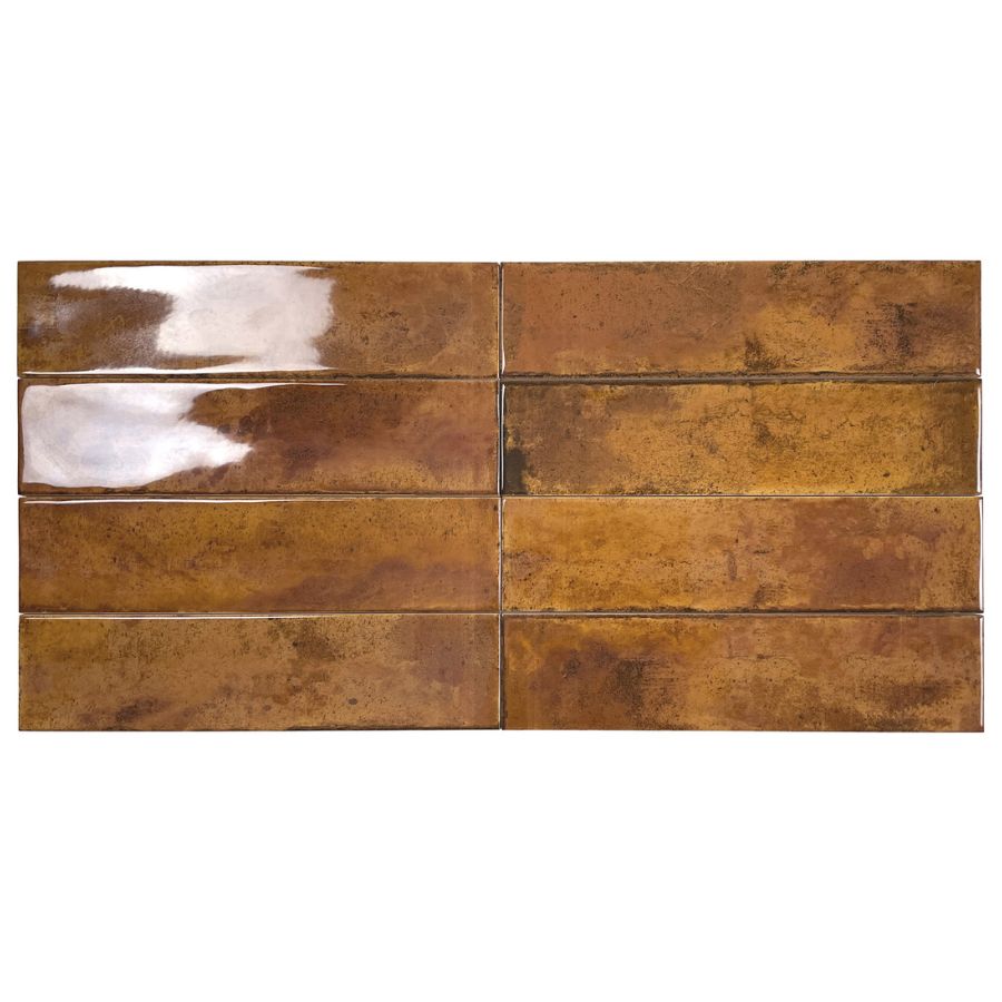 Muse Antique Wall Tile M7,5x30 | Amber Glossy