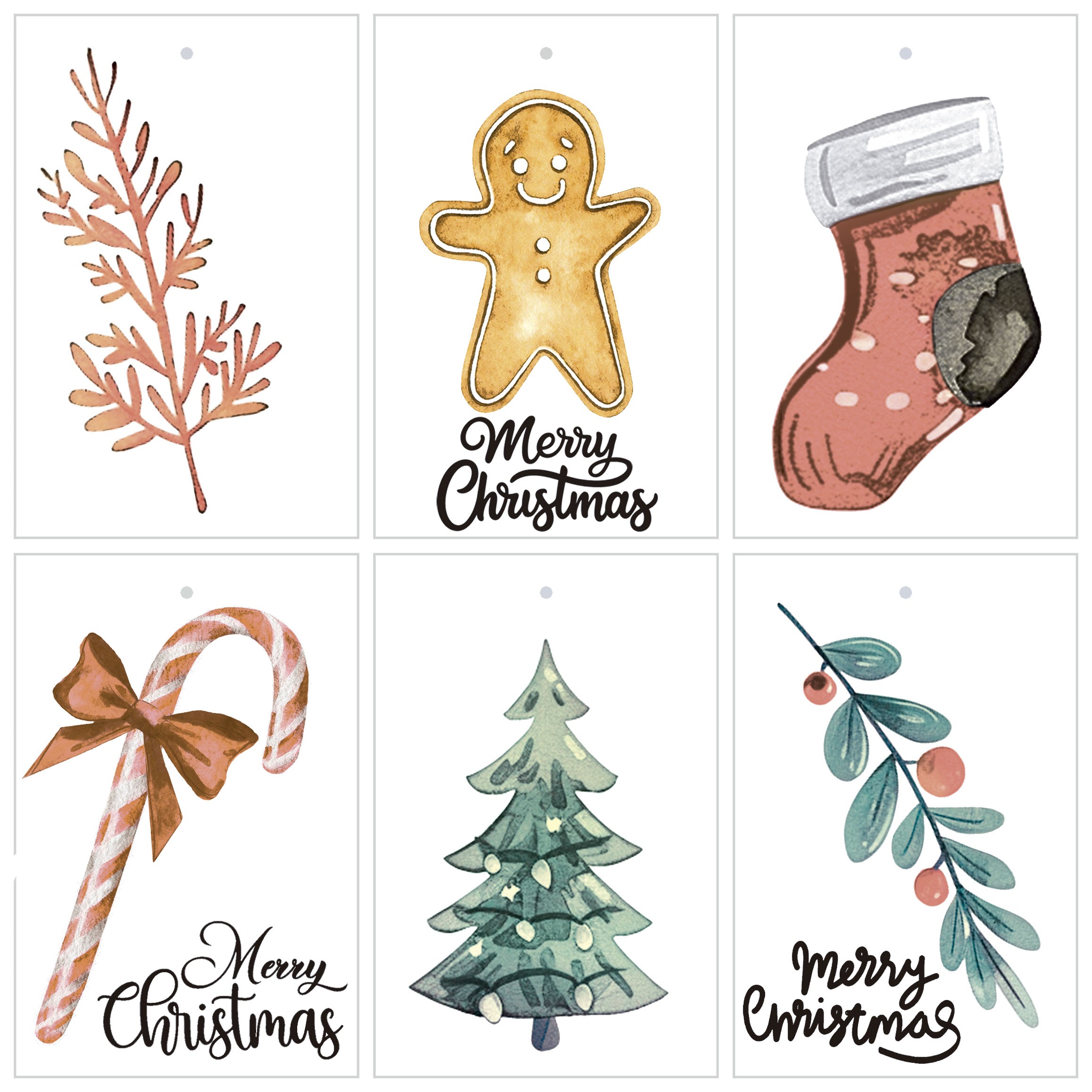 Conjunto de Enfeites de Natal