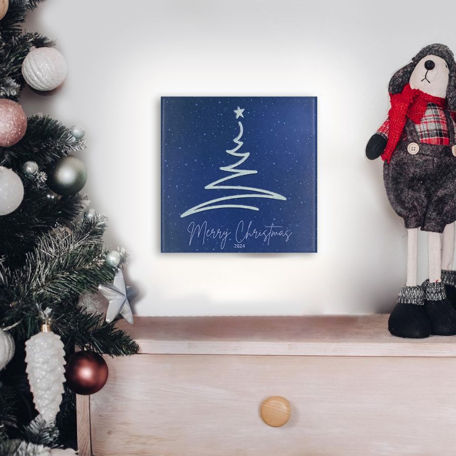 Christmas Wall Tile 2024 | Phosphorescent