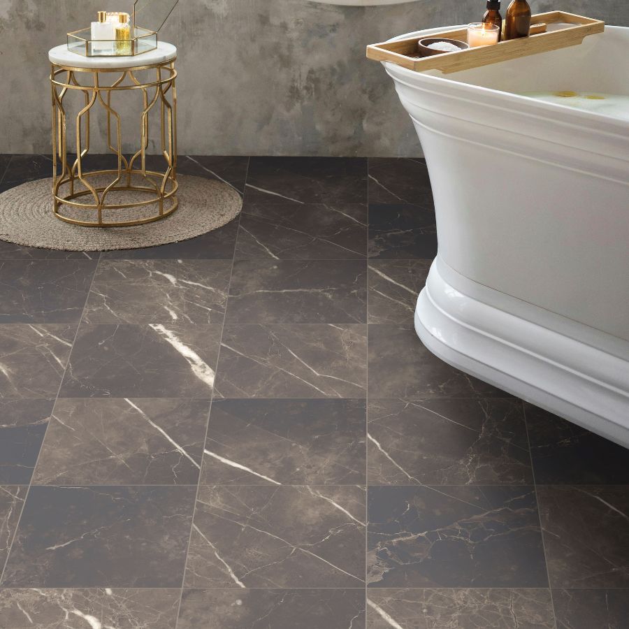 Petra Floor Tile 33,5x33,5 | Brown Matt