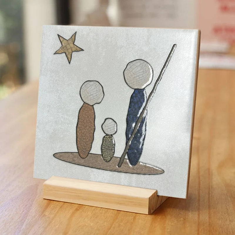 Carreau de Noël | Crèche