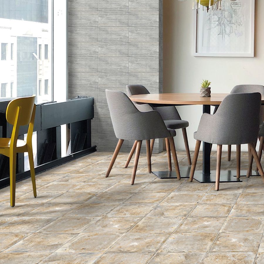 Rústico Floor Tile 33,5x33,5 | Sand MIX Matt