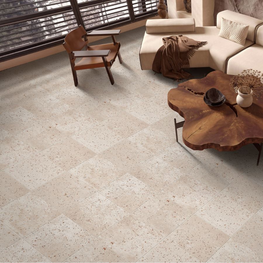 Pavimento Tabuaço 33,5x33,5 | Bege Mate