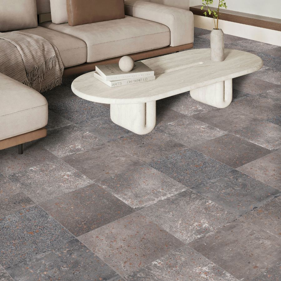 Tabuaço Floor Tile 33,5x33,5 | Grey Matt