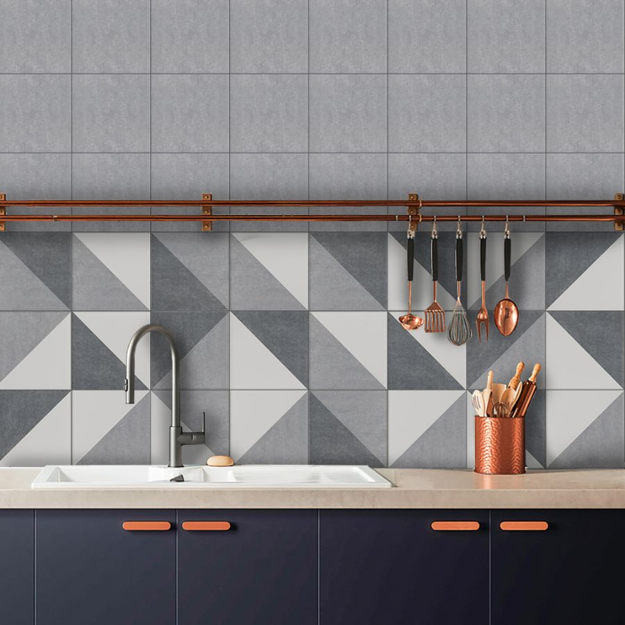 Bergen Wall Tile 15x15 | Grey Design 10 Matt