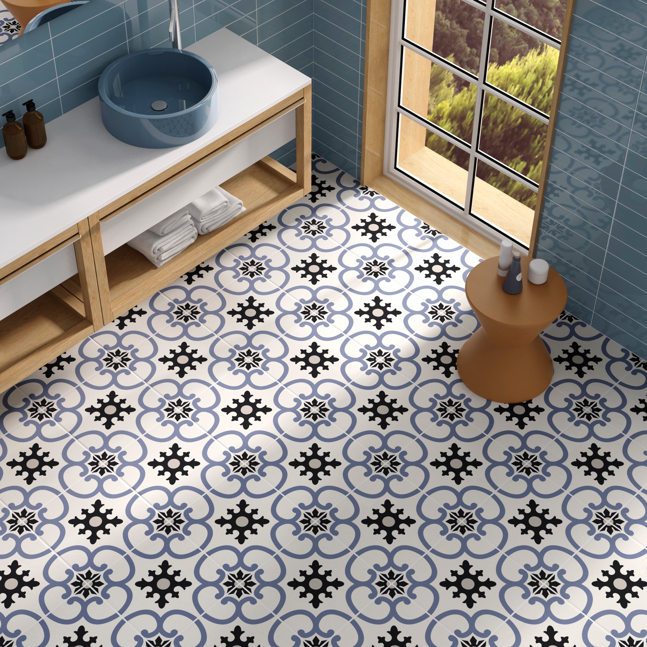 Pavimento Vintage 33,5x33,5 | Desenho 8 Mate