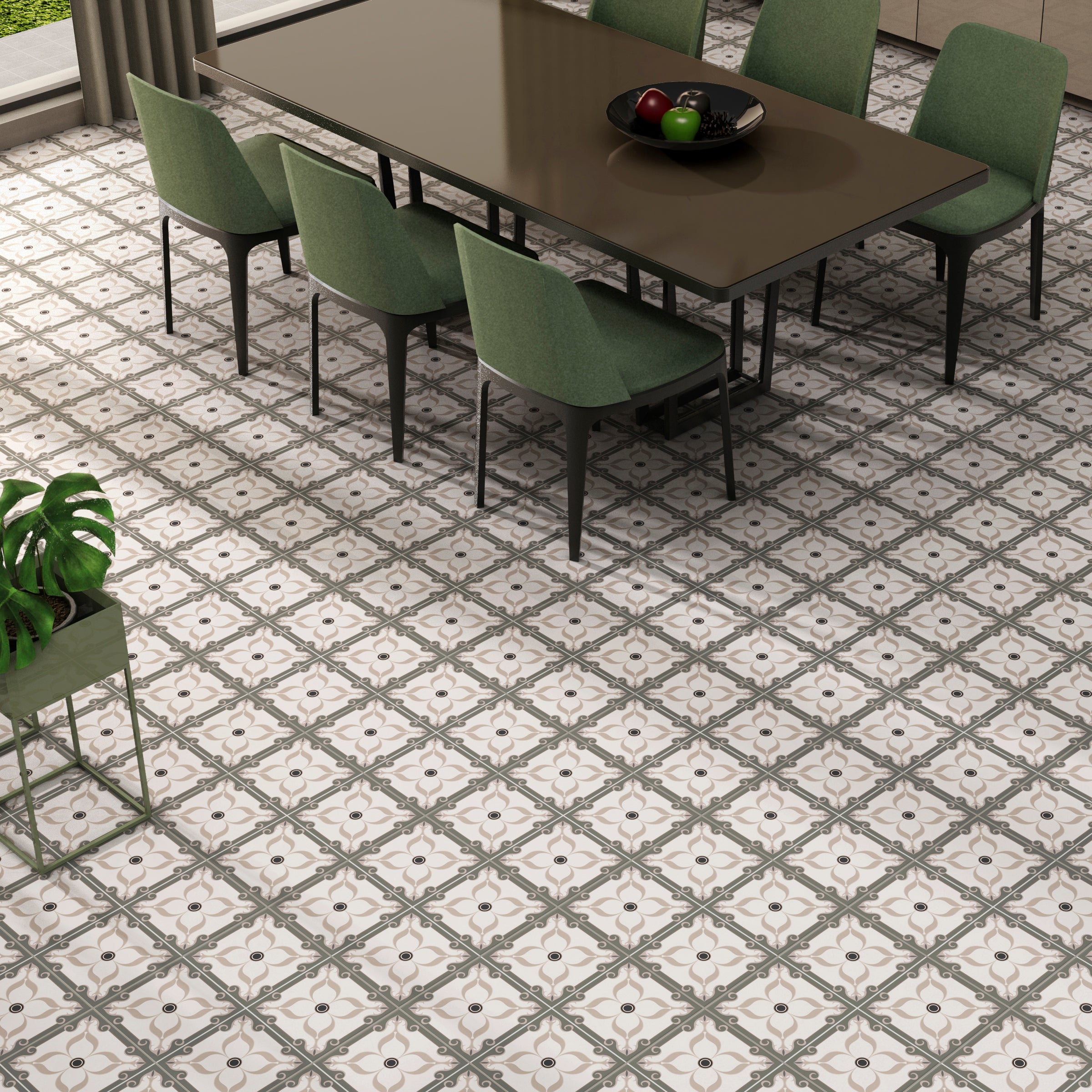 Pavimento Vintage 33,5x33,5 | Desenho 6 Mate