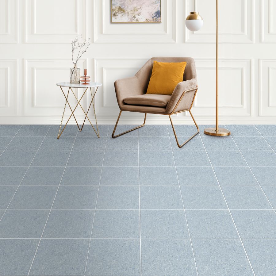 Carrelage Sol Vintage 33,5x33,5 | Bleu 01 Mat