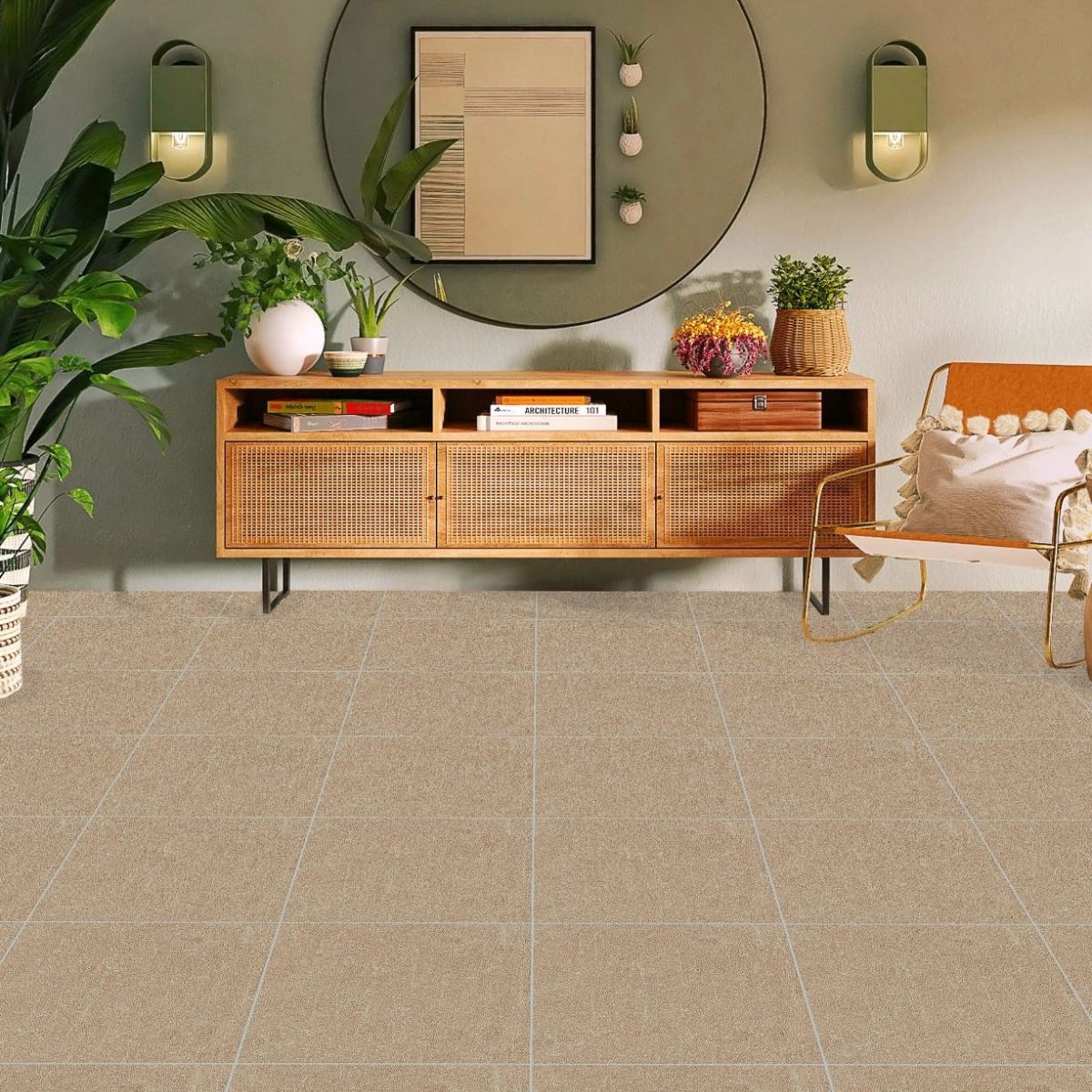 Vintage Floor Tile 33,5x33,5 | Beige 03 Matt