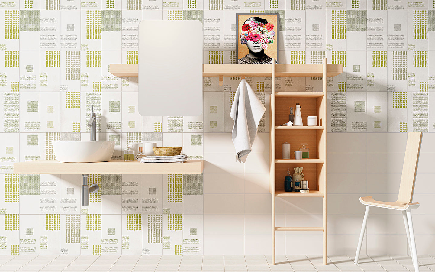 Vivalda Wall Tile M15x30 | Design 05 Matt