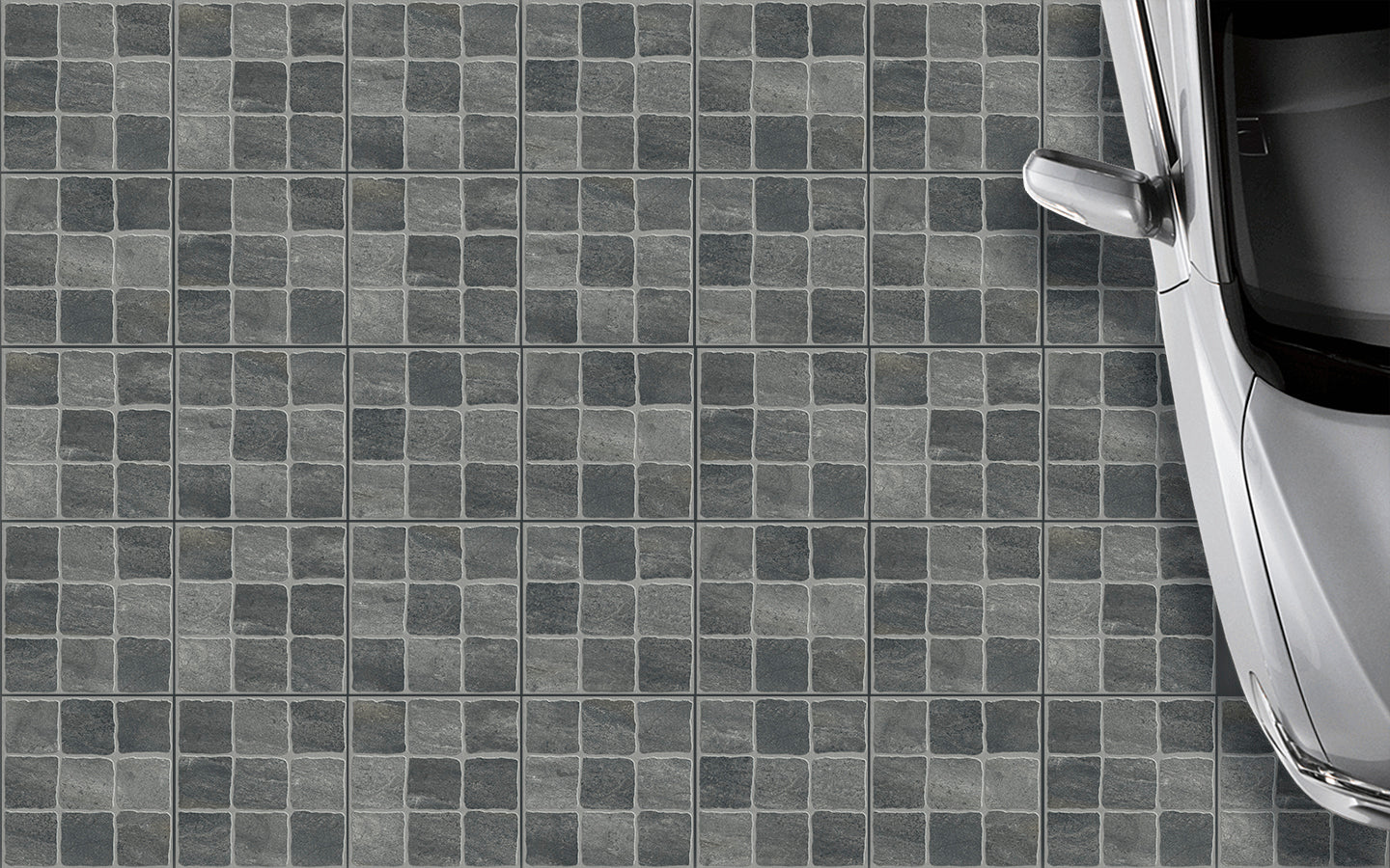 Óbidos Floor Tile 33,5x33,5 | Anthracite Matt