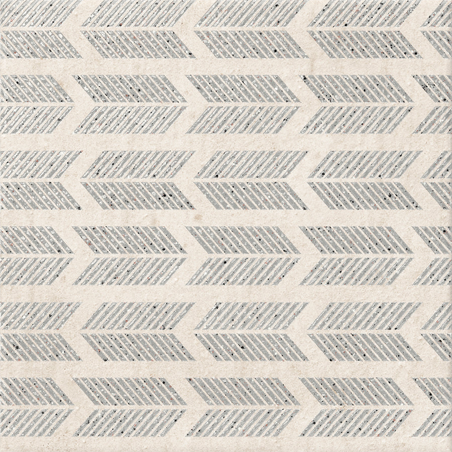 Palma Wall Tile 15x15 | Design Grey MIX Glossy over Matt