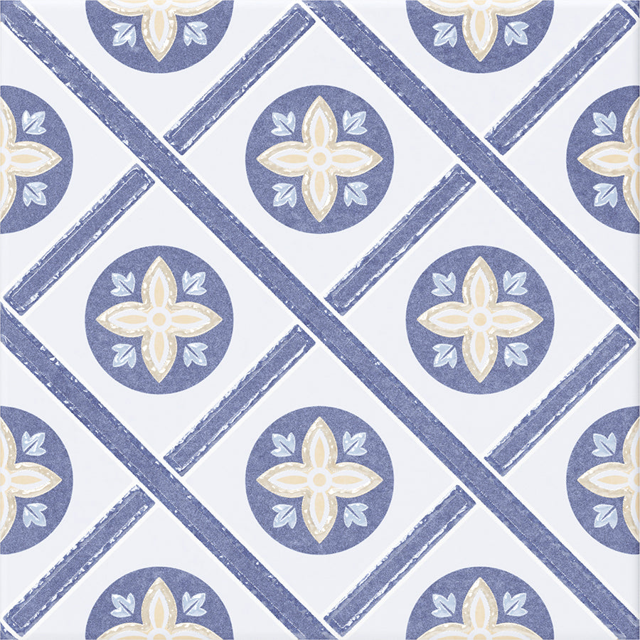 Elvas Wall Tile 15x15 | Design MIX Glossy over Matt