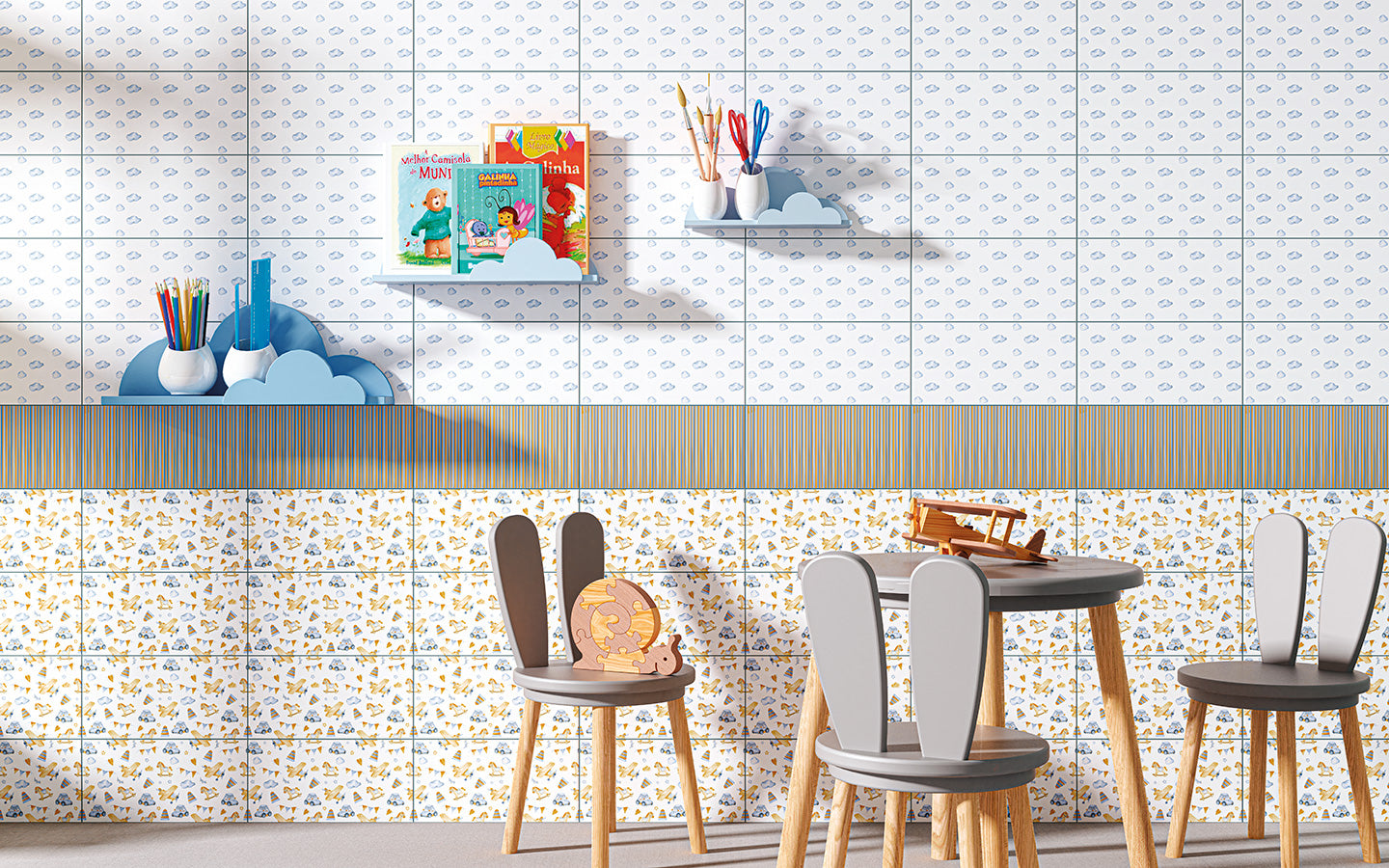 Dreams Wall Tile M15x30  | Design 05 Matt