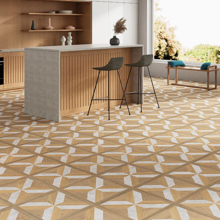 Fusion Floor Tile 45x45 | Decor 2 Matt