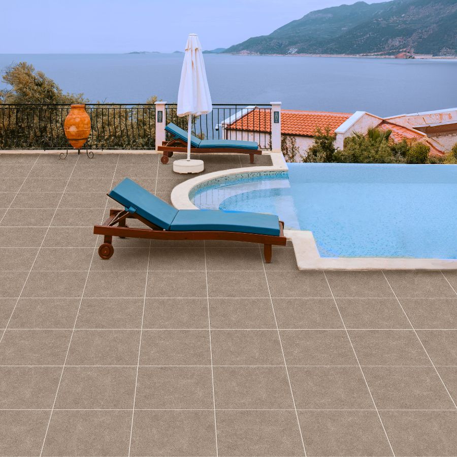 Jazz Hard Floor Tile 45x45 | Tobacco Matt