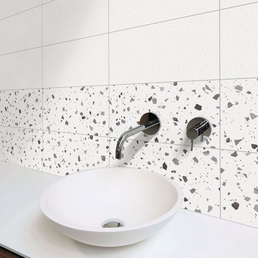 Marmetas Wall Tiles 25x50 | White Decor Glossy