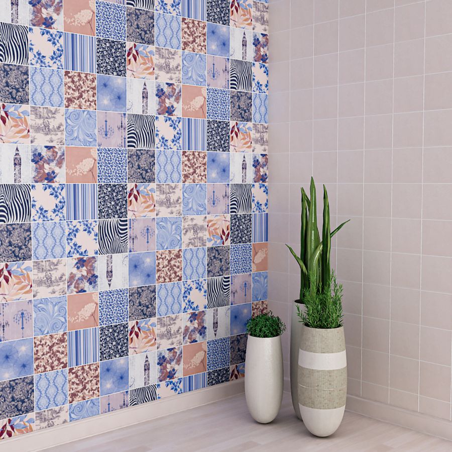 Azulejo Memories 15x15 | Desenho MIX Mate