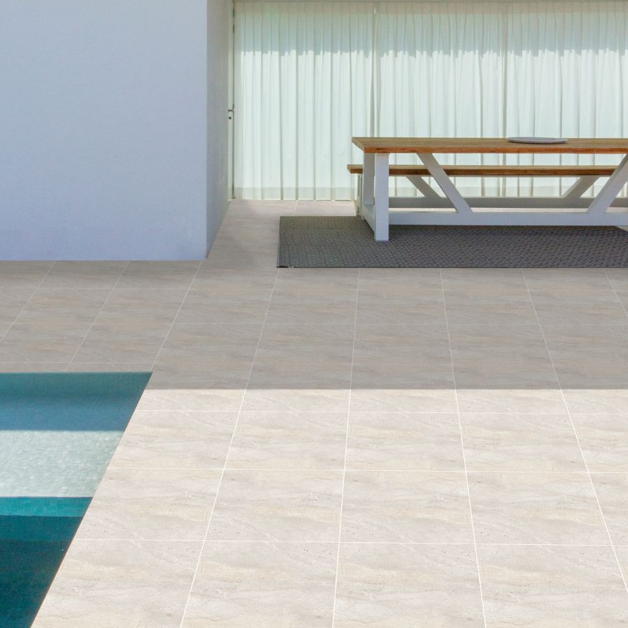 Stone Floor Tile 45x45 | Sand MIX Matt