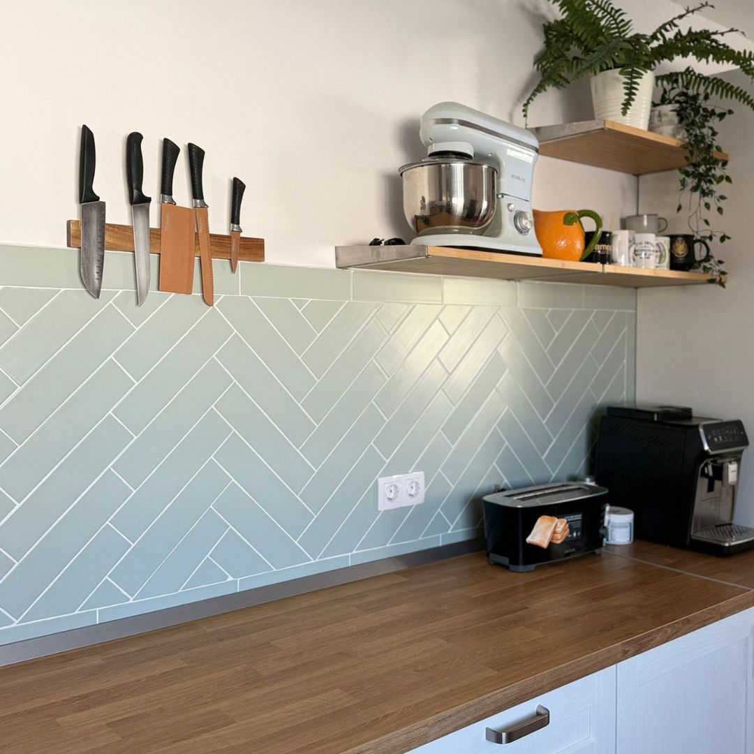 Azulejo Liso M7,5x30 | Verde Pacífico 3421 Mate